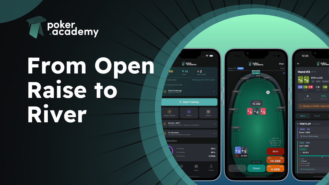 From Open Raise to River — The Biggest Update in Poker Academy’s History